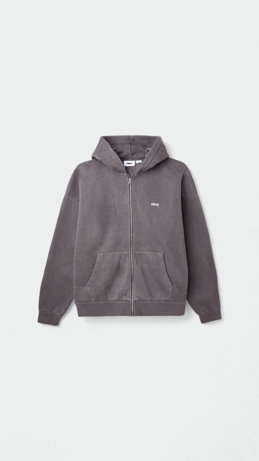 Lowercase Pigment Zip Hood