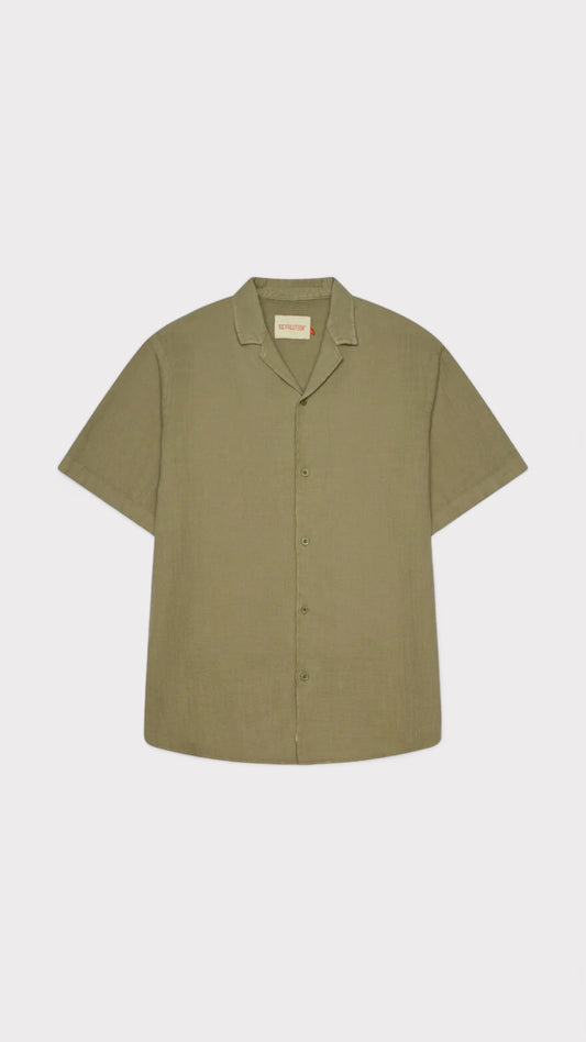 Short-sleeved Cuban Shirt